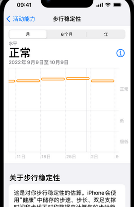 淇县iPhone手机维修如何在iPhone开启'步行稳定性通知'